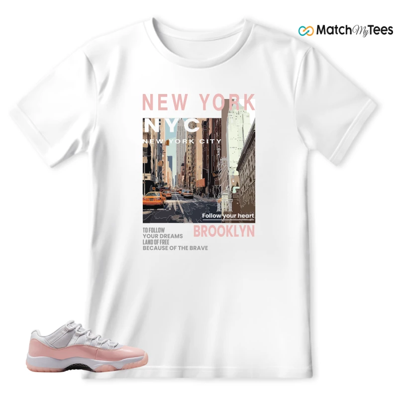 NIKE AIR JORDAN 11 LOW LEGEND PINK WMNS SNEAKER Matching Tees t-shirt
