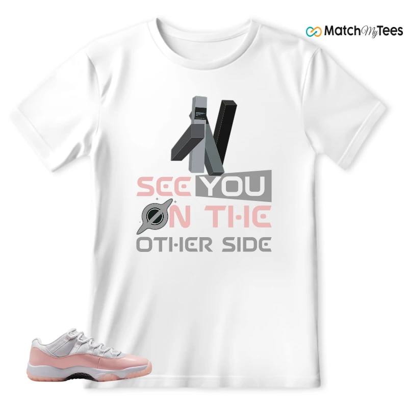 NIKE AIR JORDAN 11 LOW LEGEND PINK WMNS SNEAKER Matching Tees t-shirt