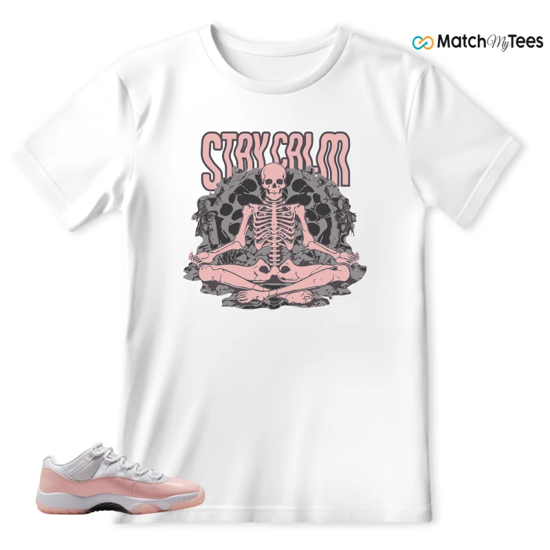 NIKE AIR JORDAN 11 LOW LEGEND PINK WMNS SNEAKER Matching Tees t-shirt