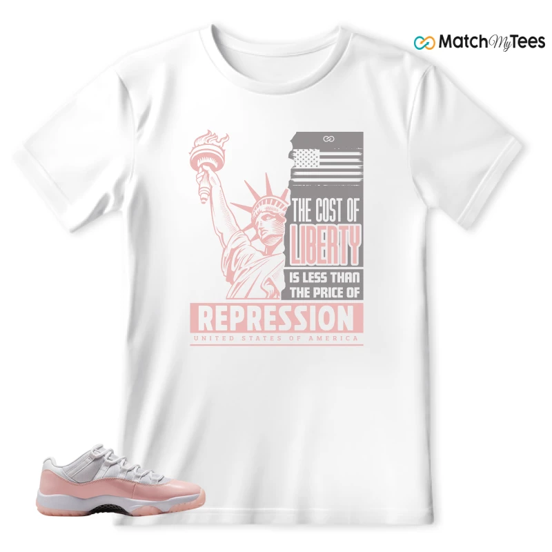 NIKE AIR JORDAN 11 LOW LEGEND PINK WMNS SNEAKER Matching Tees t-shirt