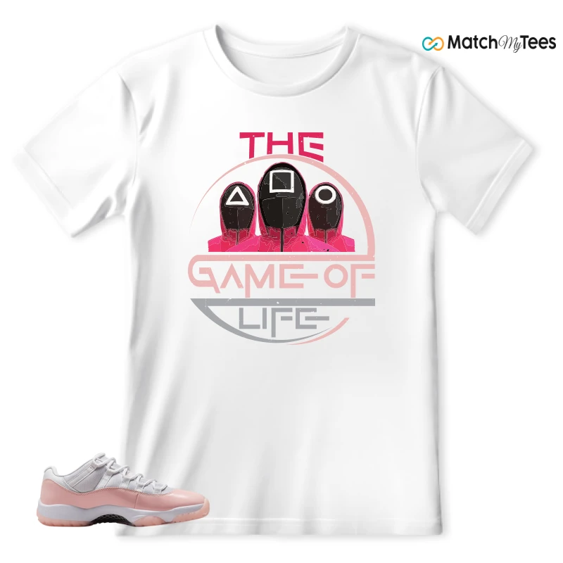 NIKE AIR JORDAN 11 LOW LEGEND PINK WMNS SNEAKER Matching Tees t-shirt