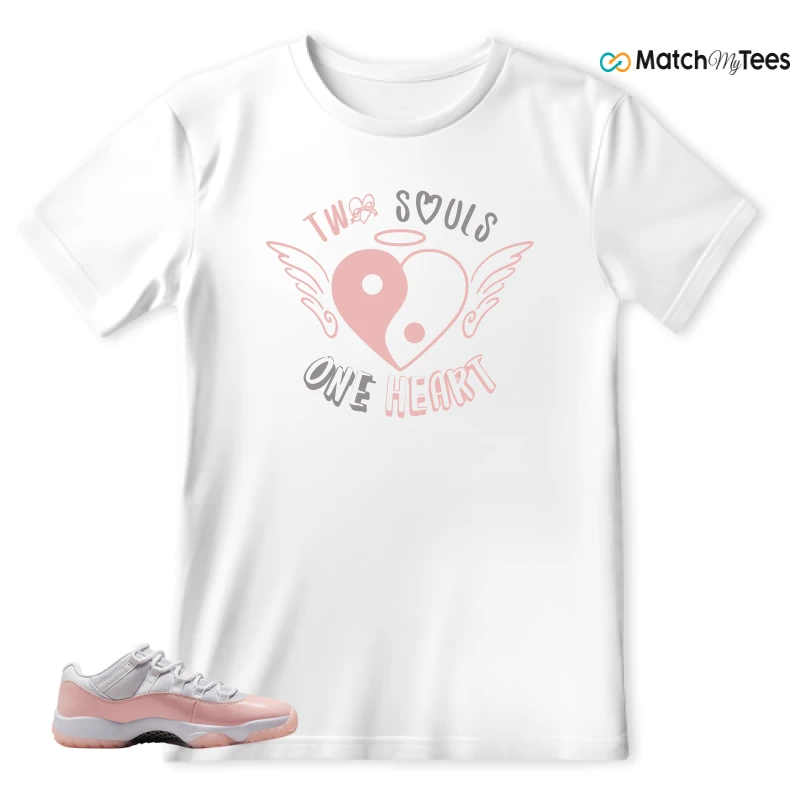 NIKE AIR JORDAN 11 LOW LEGEND PINK WMNS SNEAKER Matching Tees t-shirt