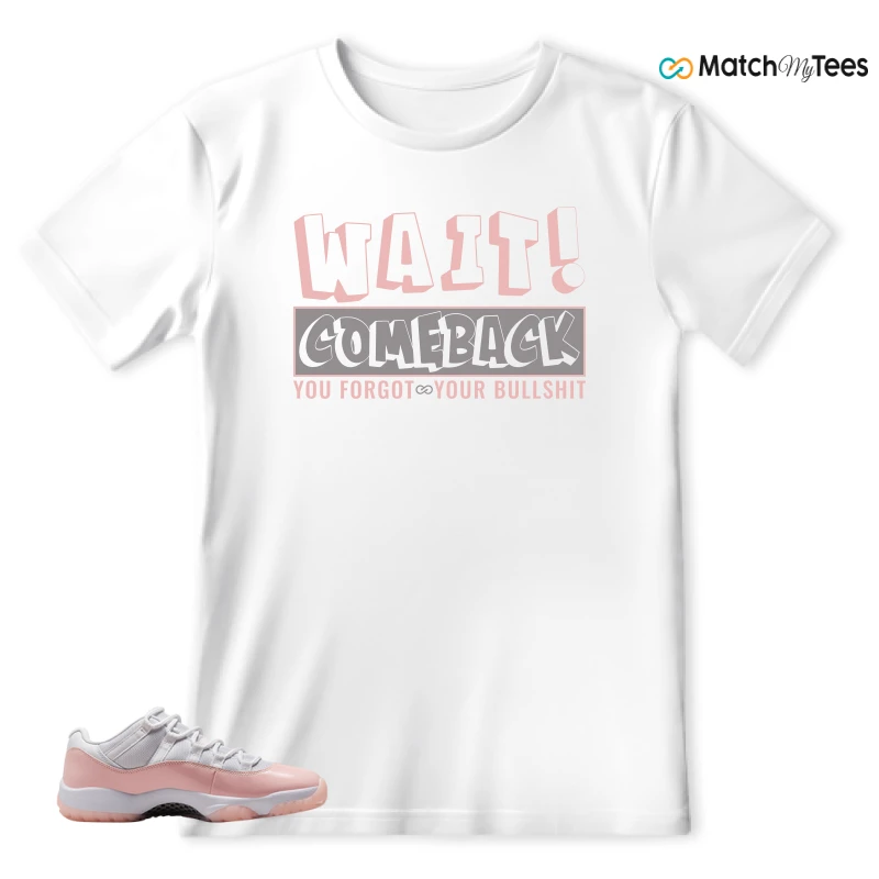 NIKE AIR JORDAN 11 LOW LEGEND PINK WMNS SNEAKER Matching Tees t-shirt