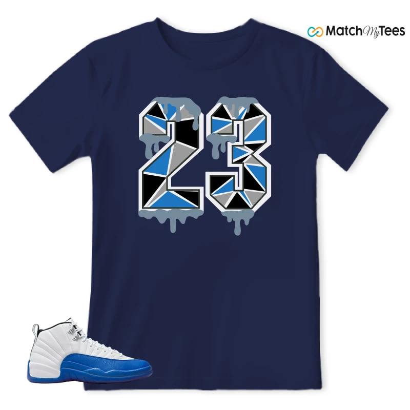 NIKE AIR JORDAN 12 BLUEBERRY SNEAKER Matching Tees t-shirt
