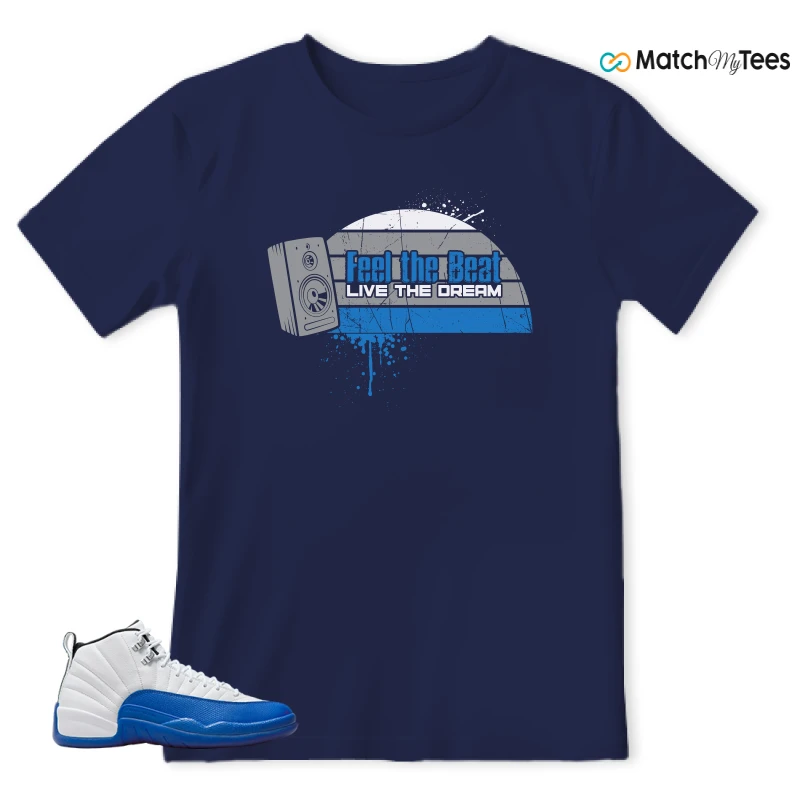 NIKE AIR JORDAN 12 BLUEBERRY SNEAKER Matching Tees t-shirt