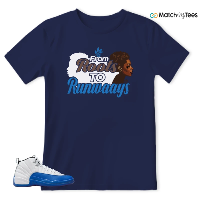 NIKE AIR JORDAN 12 BLUEBERRY SNEAKER Matching Tees t-shirt