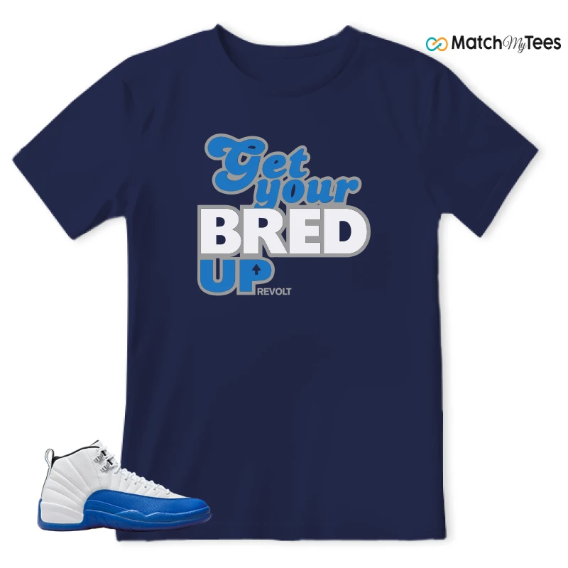 NIKE AIR JORDAN 12 BLUEBERRY SNEAKER Matching Tees t-shirt