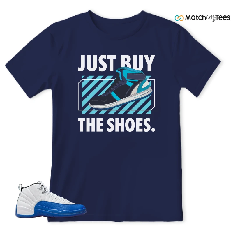 NIKE AIR JORDAN 12 BLUEBERRY SNEAKER Matching Tees t-shirt