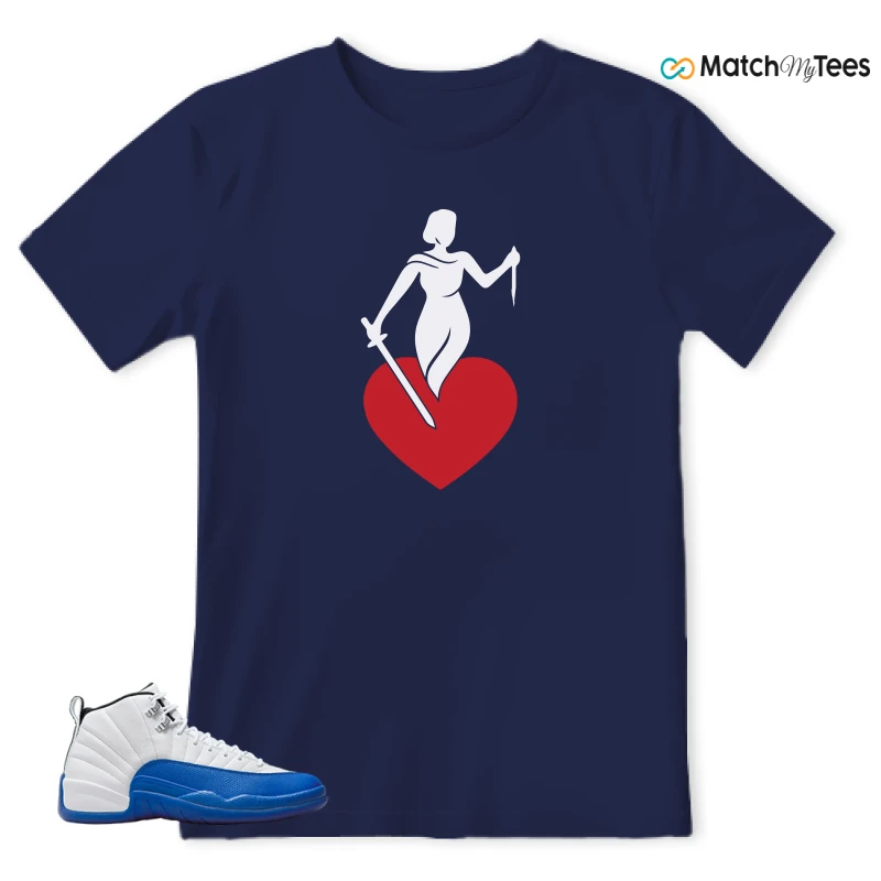 NIKE AIR JORDAN 12 BLUEBERRY SNEAKER Matching Tees t-shirt