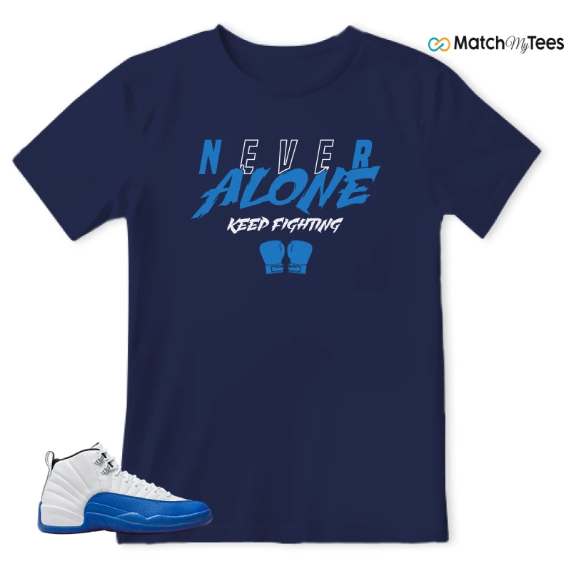 NIKE AIR JORDAN 12 BLUEBERRY SNEAKER Matching Tees T-shirt for Men
