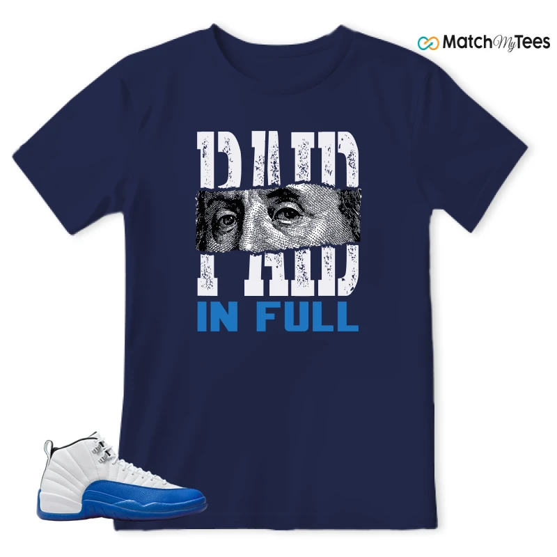 NIKE AIR JORDAN 12 BLUEBERRY SNEAKER Matching Tees t-shirt