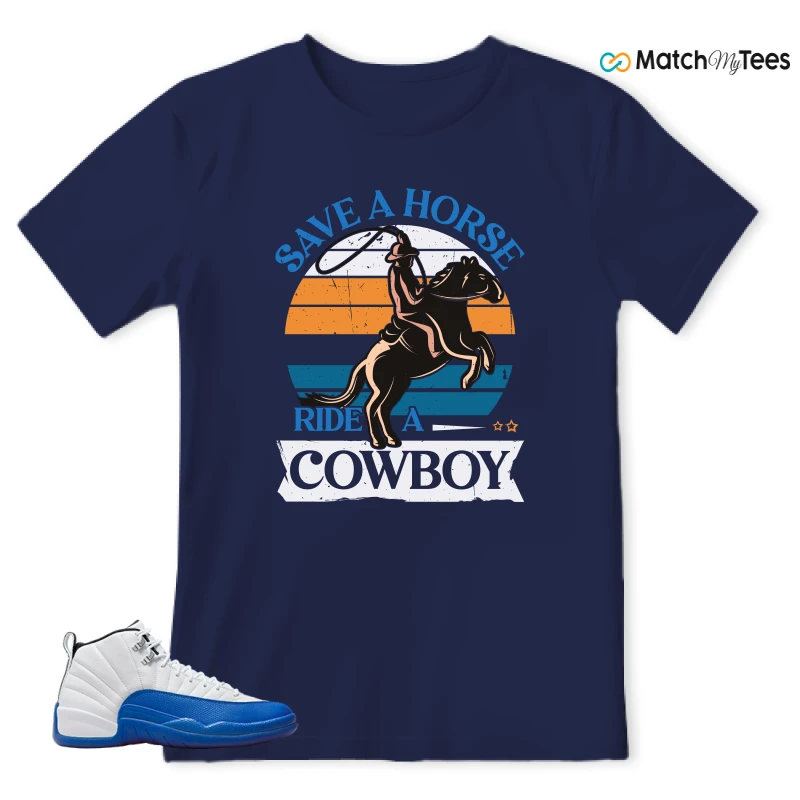 NIKE AIR JORDAN 12 BLUEBERRY SNEAKER Matching Tees t-shirt