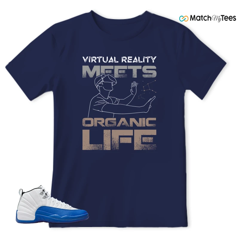 NIKE AIR JORDAN 12 BLUEBERRY SNEAKER Matching Tees t-shirt