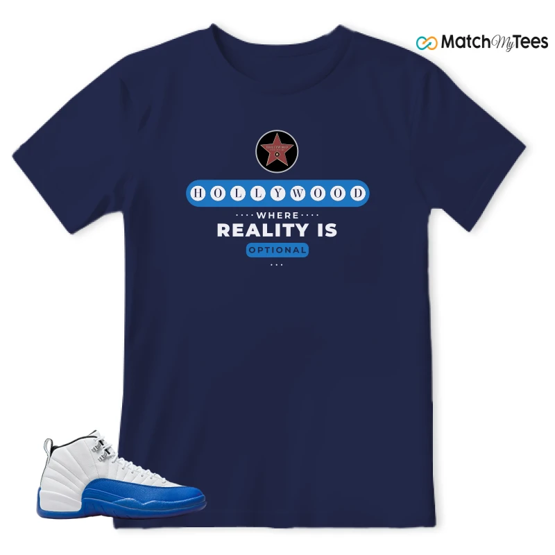 NIKE AIR JORDAN 12 BLUEBERRY SNEAKER Matching Tees t-shirt