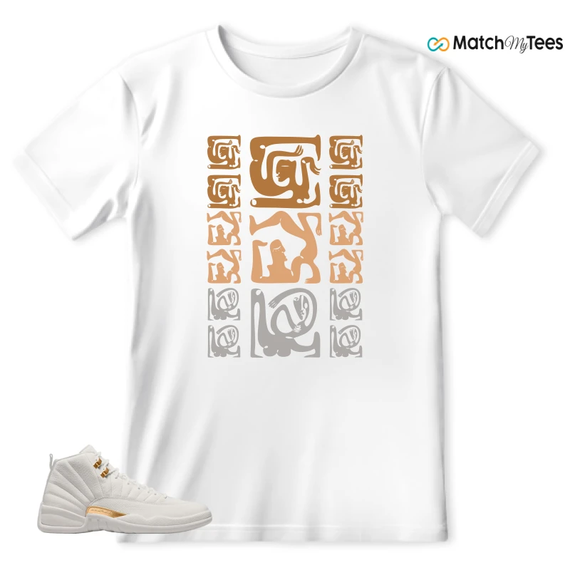 NIKE AIR JORDAN 12 PHANTOM WMNS SNEAKER Matching Tees T-shirt for Men