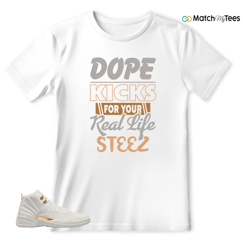 NIKE AIR JORDAN 12 PHANTOM WMNS SNEAKER Matching Tees t-shirt