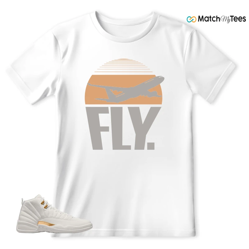 NIKE AIR JORDAN 12 PHANTOM WMNS SNEAKER Matching Tees t-shirt