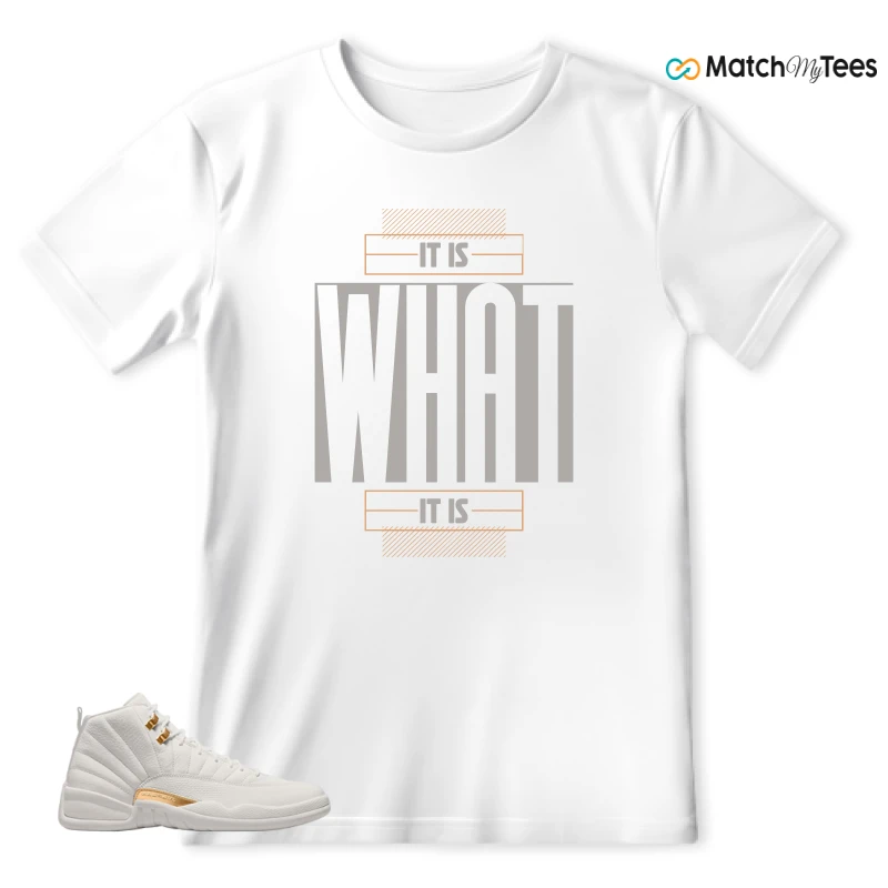 NIKE AIR JORDAN 12 PHANTOM WMNS SNEAKER Matching Tees T-shirt for Men