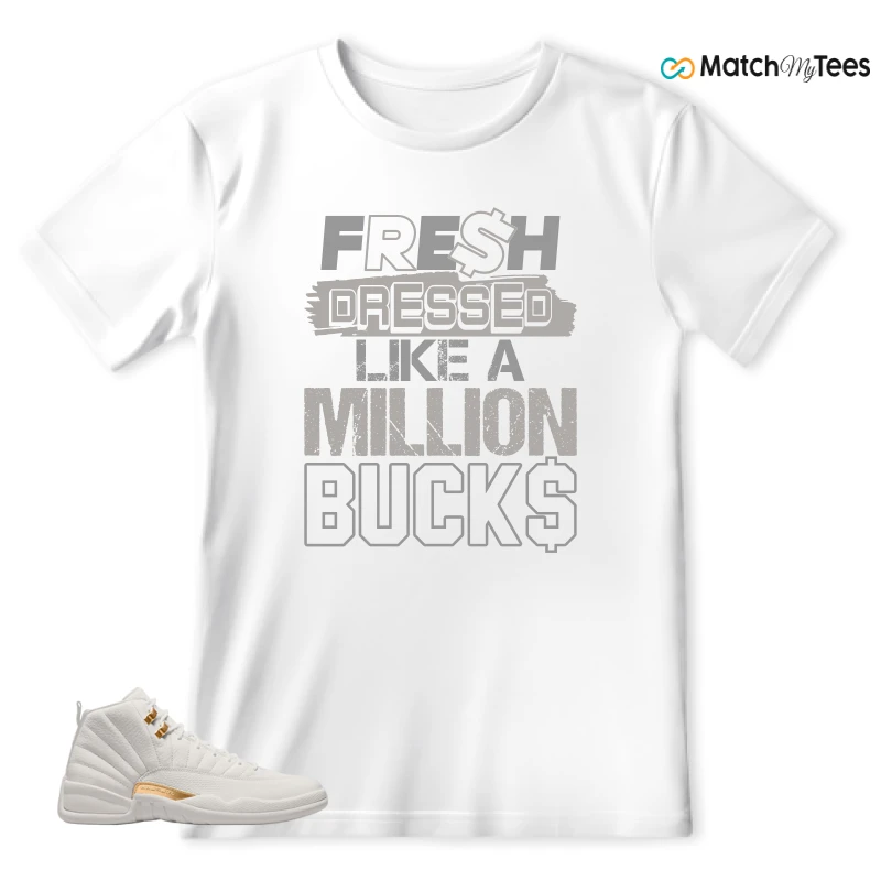 NIKE AIR JORDAN 12 PHANTOM WMNS SNEAKER Matching Tees t-shirt