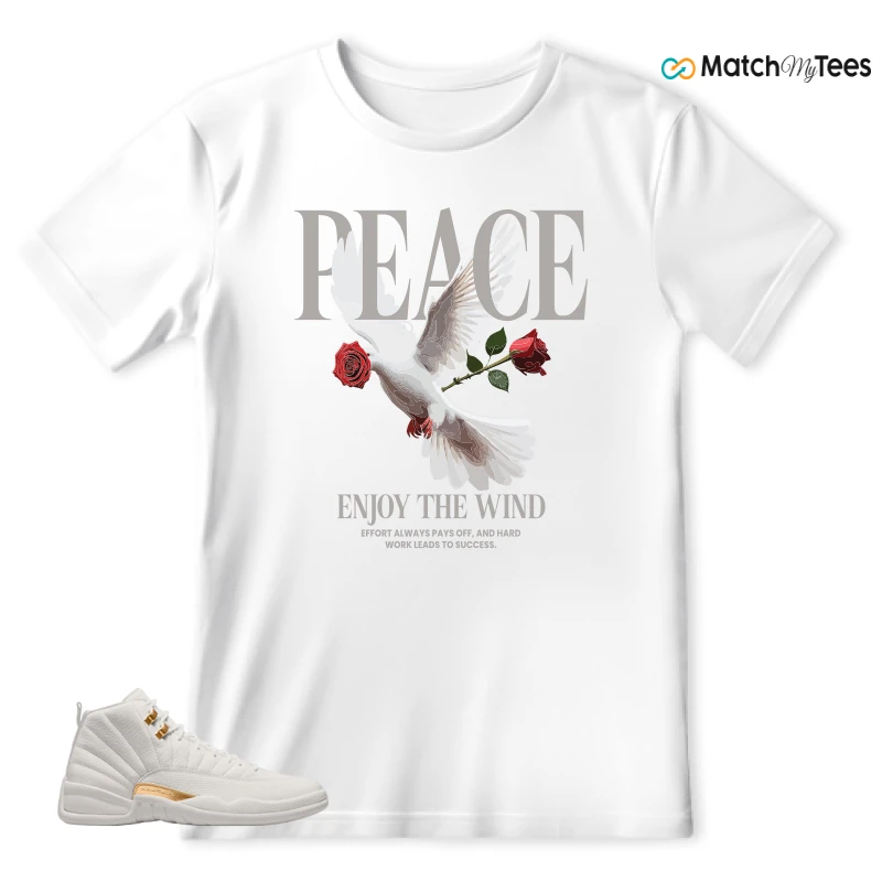 NIKE AIR JORDAN 12 PHANTOM WMNS SNEAKER Matching Tees t-shirt