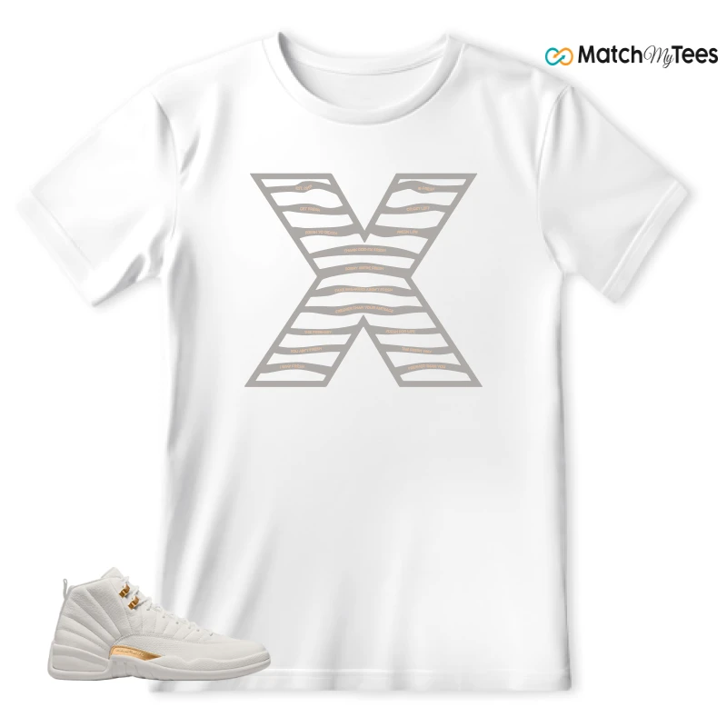 NIKE AIR JORDAN 12 PHANTOM WMNS SNEAKER Matching Tees t-shirt