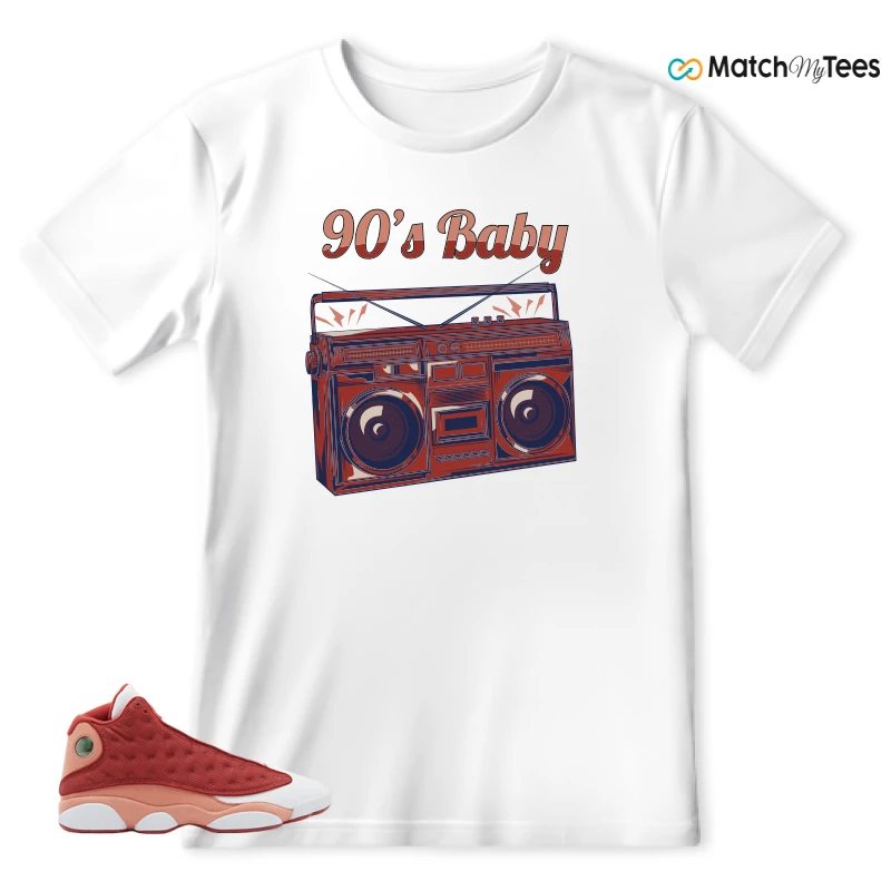 NIKE AIR JORDAN 13 DUNE RED SNEAKER Matching Tees t-shirt