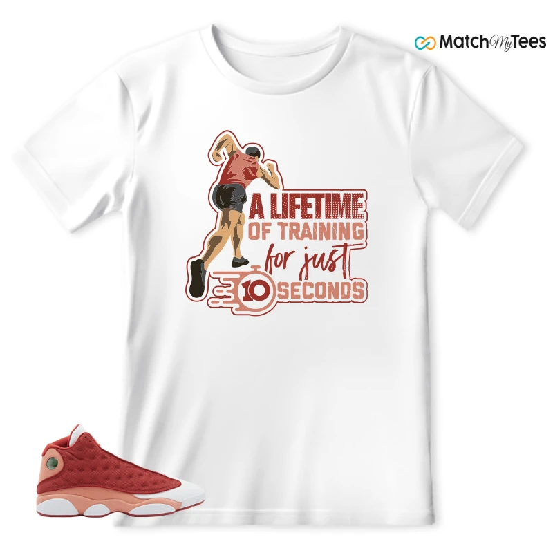 NIKE AIR JORDAN 13 DUNE RED SNEAKER Matching Tees t-shirt