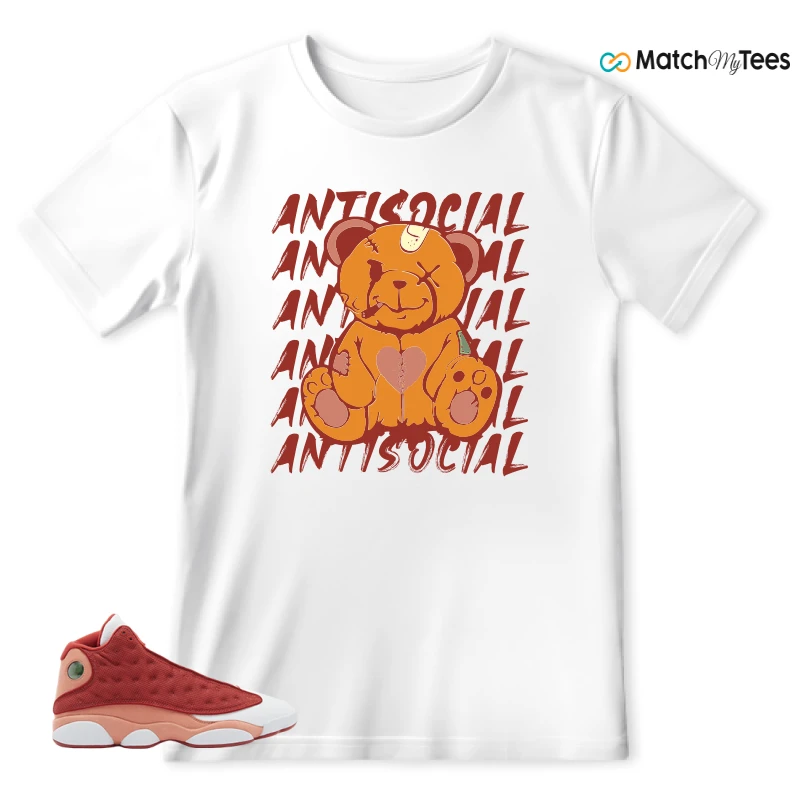 NIKE AIR JORDAN 13 DUNE RED SNEAKER Matching Tees t-shirt