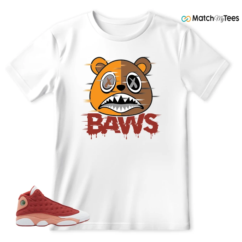 NIKE AIR JORDAN 13 DUNE RED SNEAKER Matching Tees T-shirt for Men