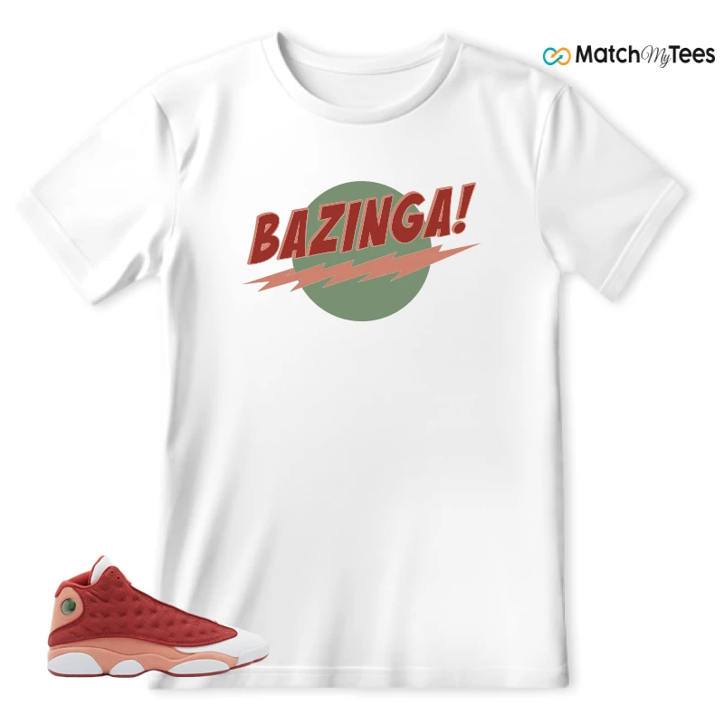NIKE AIR JORDAN 13 DUNE RED SNEAKER Matching Tees t-shirt