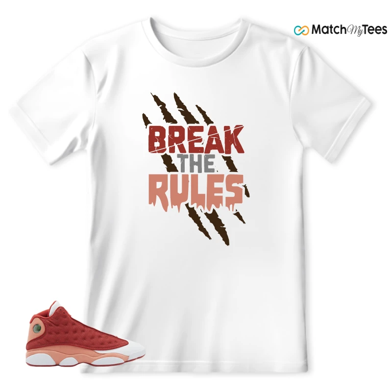 NIKE AIR JORDAN 13 DUNE RED SNEAKER Matching Tees t-shirt