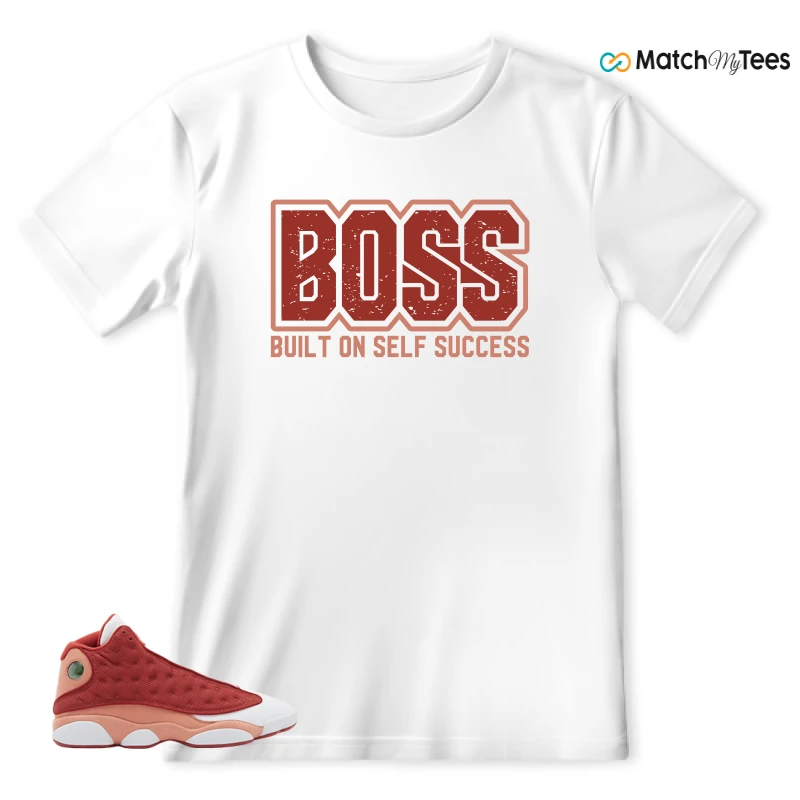 NIKE AIR JORDAN 13 DUNE RED SNEAKER Matching Tees t-shirt