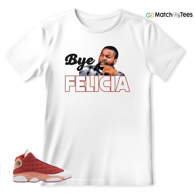 NIKE AIR JORDAN 13 DUNE RED SNEAKER Matching Tees t-shirt