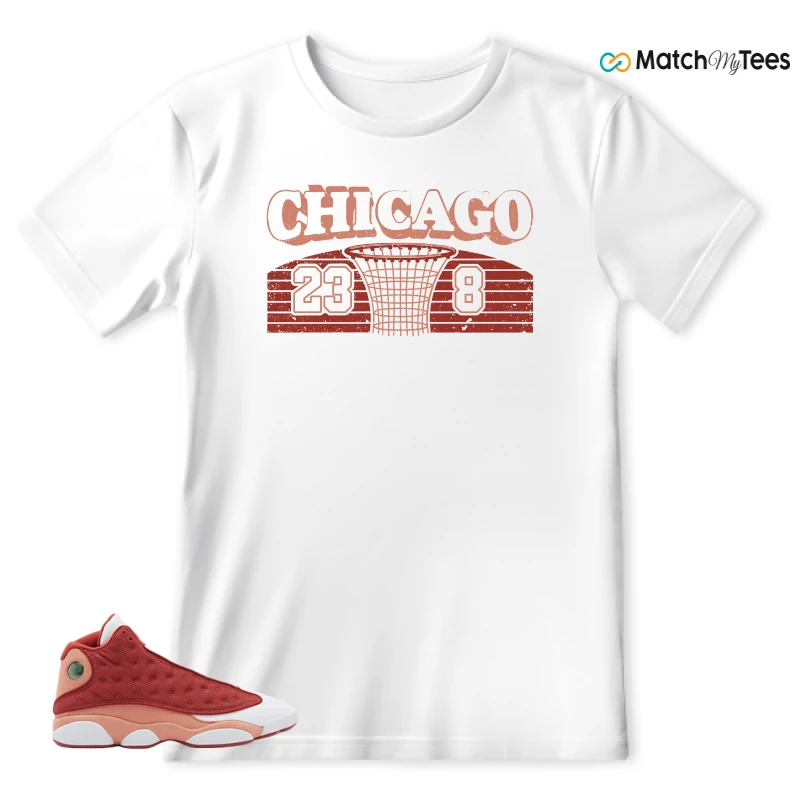 NIKE AIR JORDAN 13 DUNE RED SNEAKER Matching Tees t-shirt