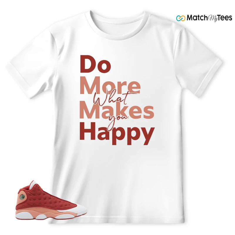 NIKE AIR JORDAN 13 DUNE RED SNEAKER Matching Tees t-shirt