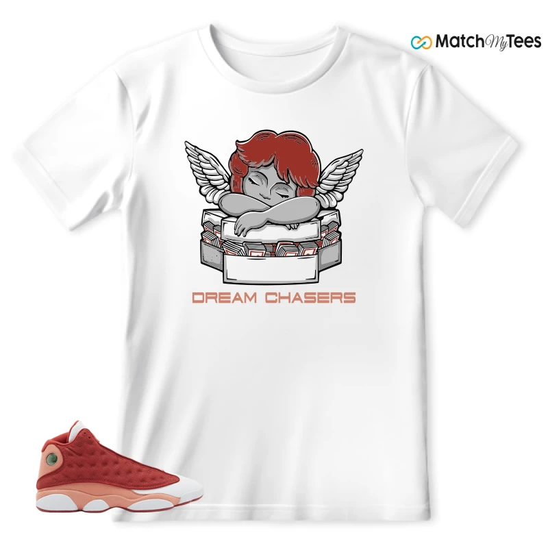 NIKE AIR JORDAN 13 DUNE RED SNEAKER Matching Tees t-shirt