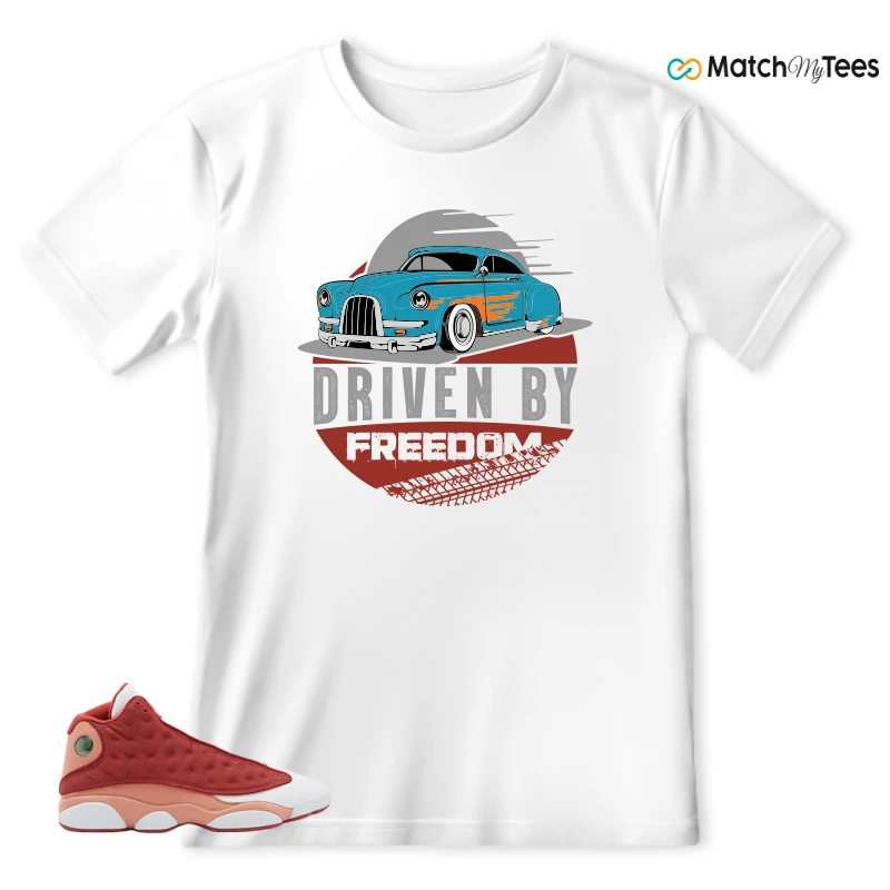 NIKE AIR JORDAN 13 DUNE RED SNEAKER Matching Tees t-shirt