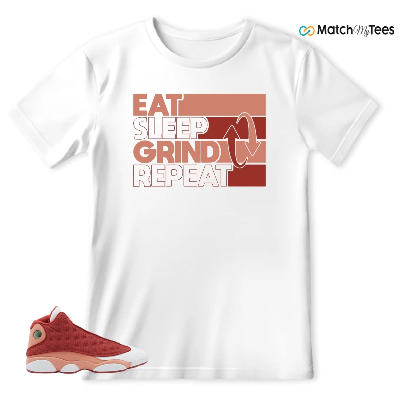 NIKE AIR JORDAN 13 DUNE RED SNEAKER Matching Tees t-shirt