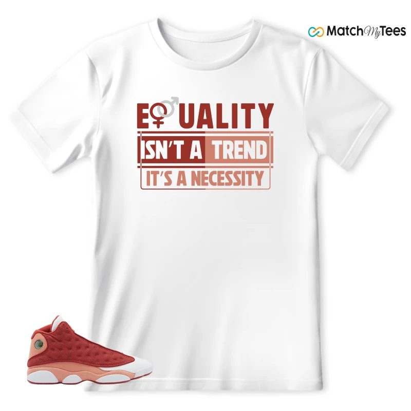 NIKE AIR JORDAN 13 DUNE RED SNEAKER Matching Tees t-shirt