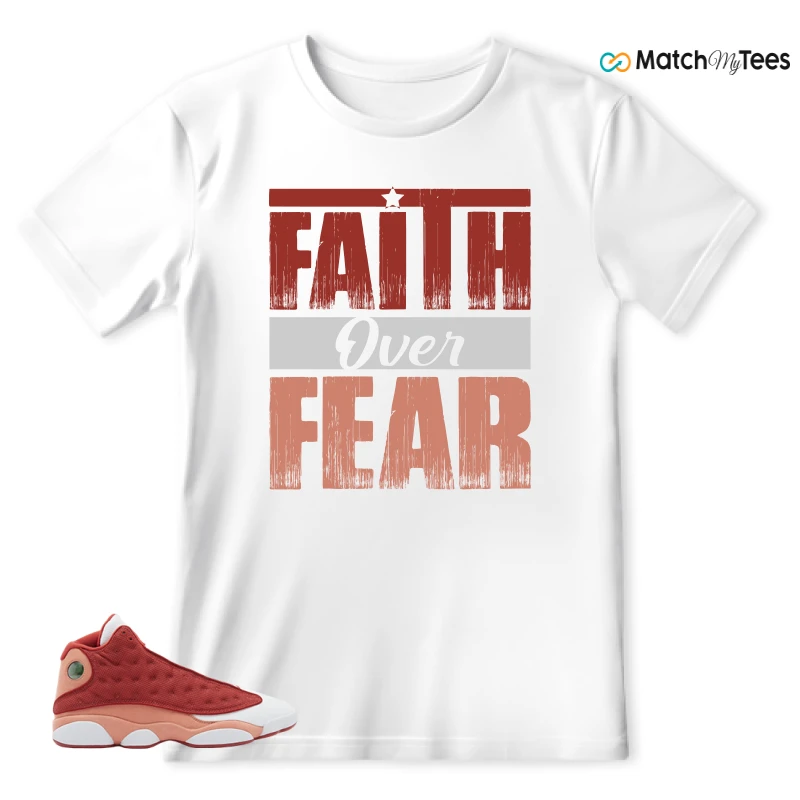 NIKE AIR JORDAN 13 DUNE RED SNEAKER Matching Tees t-shirt