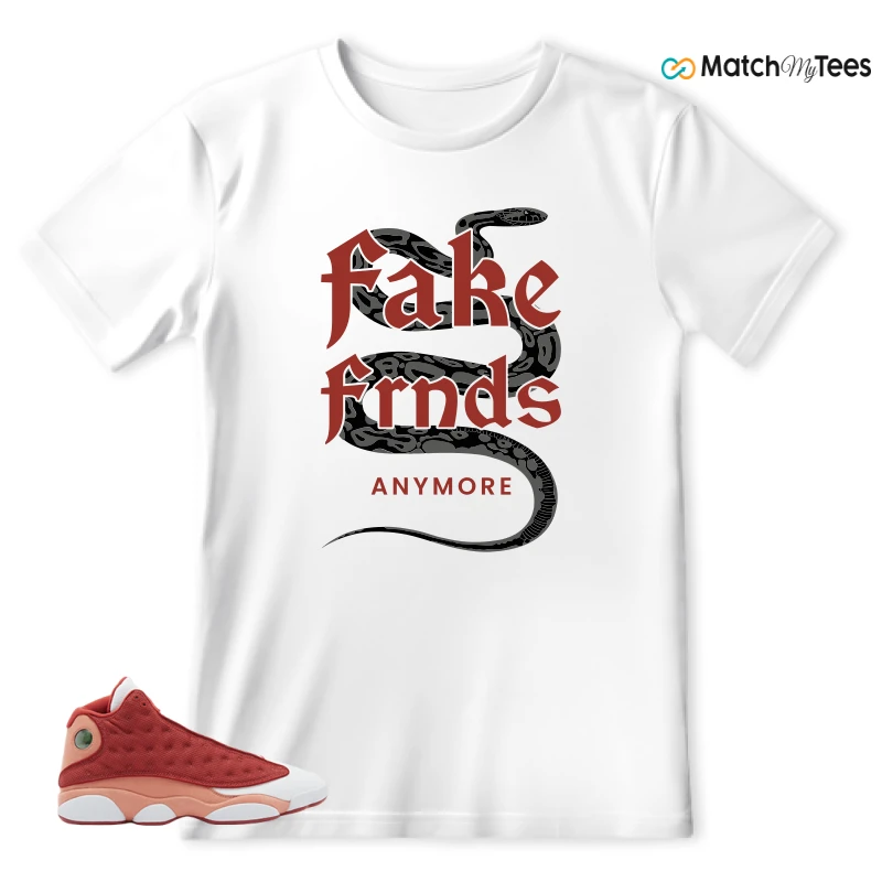 NIKE AIR JORDAN 13 DUNE RED SNEAKER Matching Tees t-shirt