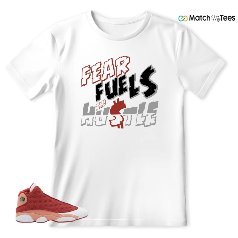 NIKE AIR JORDAN 13 DUNE RED SNEAKER Matching Tees t-shirt