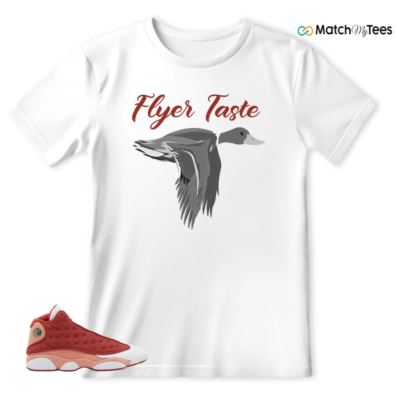 NIKE AIR JORDAN 13 DUNE RED SNEAKER Matching Tees t-shirt