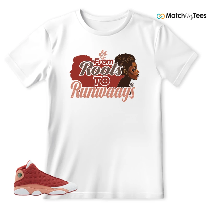NIKE AIR JORDAN 13 DUNE RED SNEAKER Matching Tees T-shirt for Men