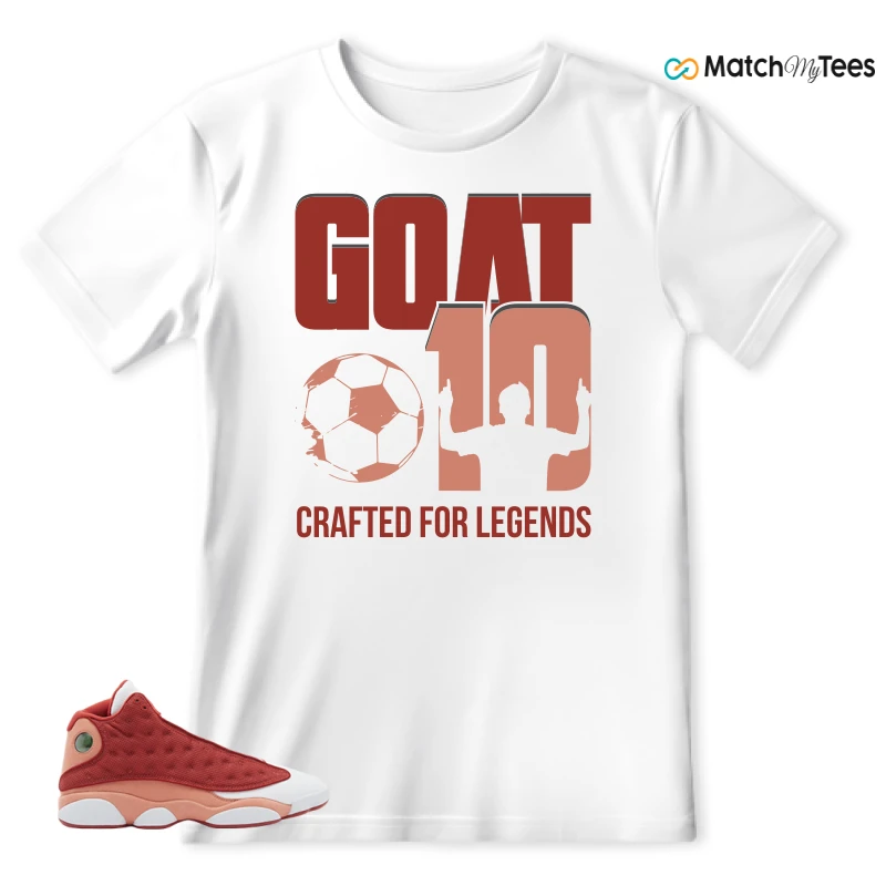 NIKE AIR JORDAN 13 DUNE RED SNEAKER Matching Tees t-shirt
