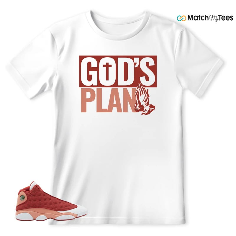 NIKE AIR JORDAN 13 DUNE RED SNEAKER Matching Tees t-shirt