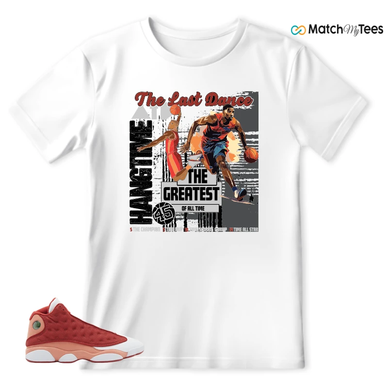 NIKE AIR JORDAN 13 DUNE RED SNEAKER Matching Tees t-shirt