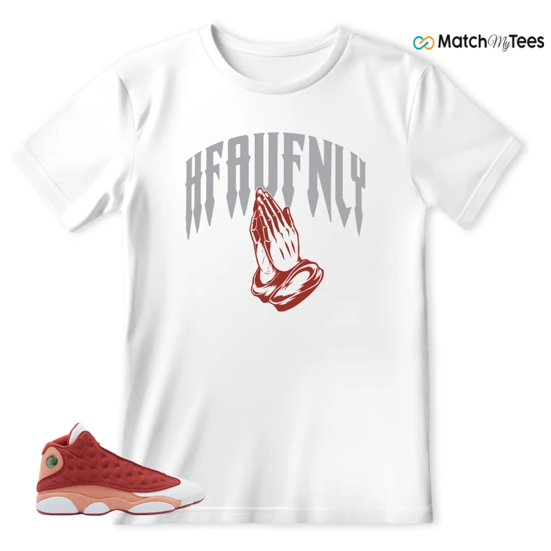 NIKE AIR JORDAN 13 DUNE RED SNEAKER Matching Tees T-shirt for Men