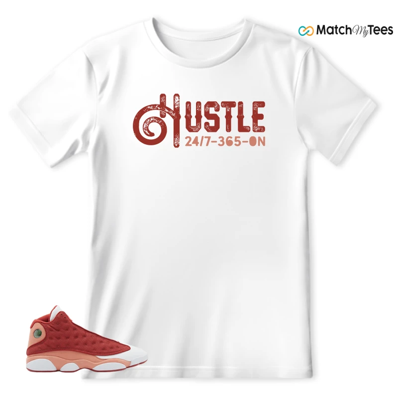 NIKE AIR JORDAN 13 DUNE RED SNEAKER Matching Tees t-shirt