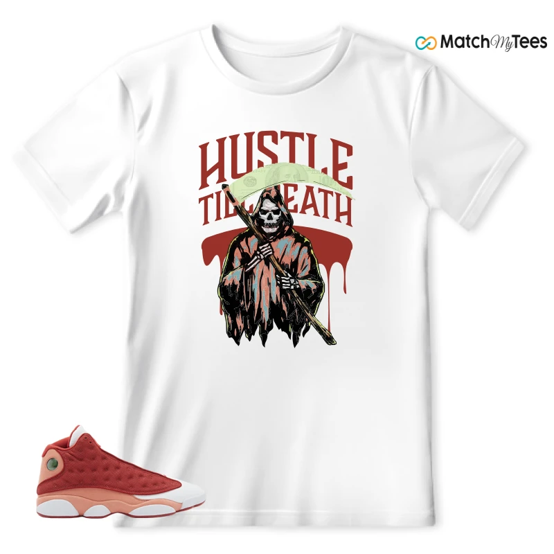NIKE AIR JORDAN 13 DUNE RED SNEAKER Matching Tees t-shirt